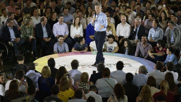 Macri y coalición oficialista