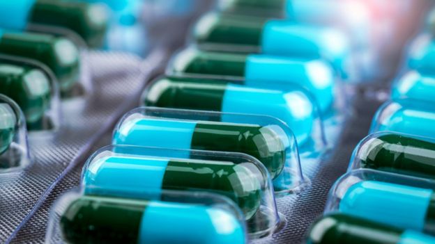 Cápsulas de medicamento