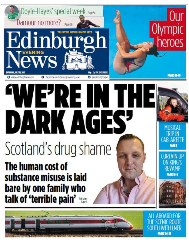 Scotlands Papers The Shameful Drugs Deaths Crisis Bbc News