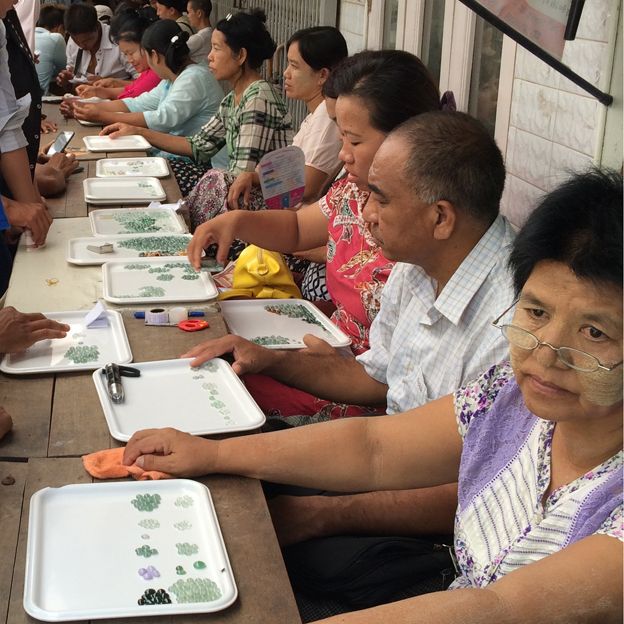 The jade market