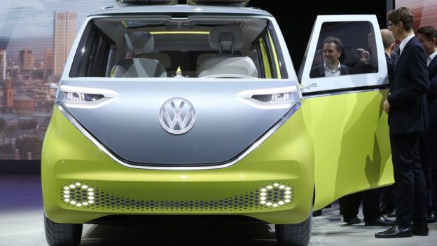 Volkswagen plans electric option for all models by 2030 - BBC News