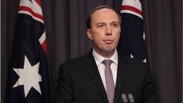 Australia's immigration minister Peter Dutton