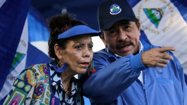 Rosario Murillo y Daniel Ortega