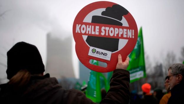 "Стоп уголь!". Несмотря на протесты, в Германии вводят новые угольные электростанции