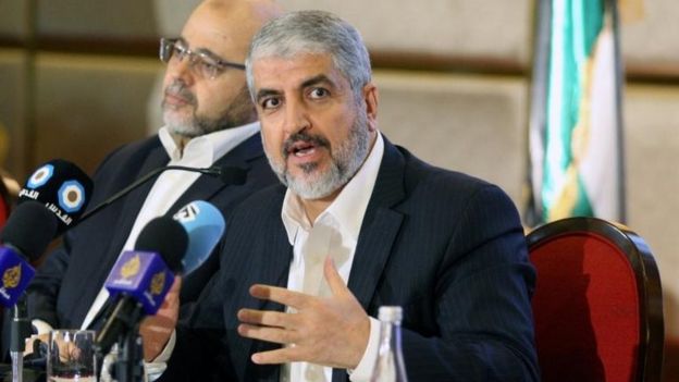 Líder de Hamás Khaled Meshaal.