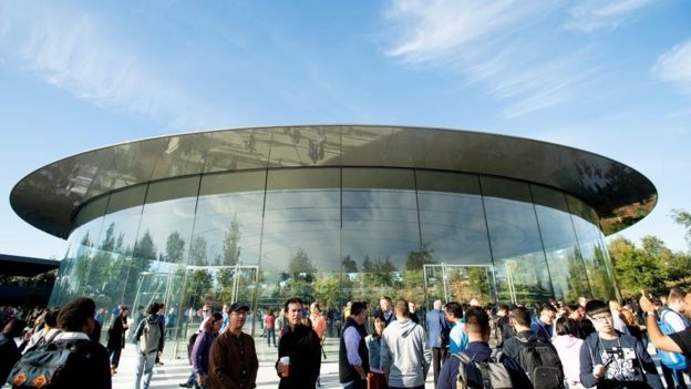 Apple's Steve Jobs Theater, Cupertino, California