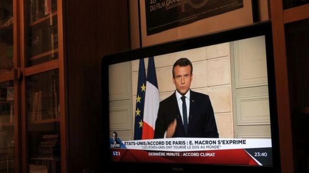 Mensaje de televisión de Emmanuel Macron