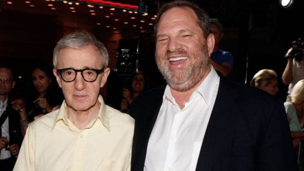 Woody Allen y Harvey Weinstein.