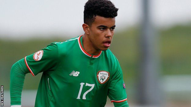 Tyreik Wright has been capped by the Republic of Ireland up to Under-19 level