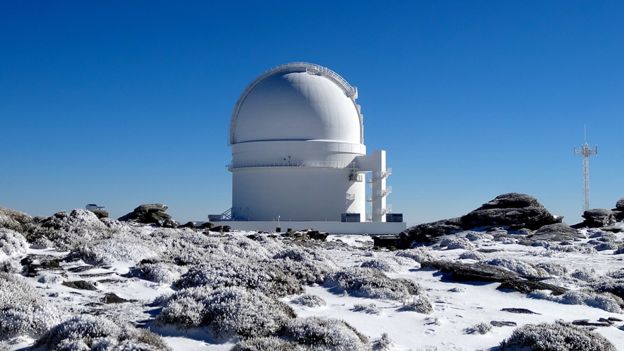 Fotografía exterior del observatorio español de Calar Alto, en Andalucía.
