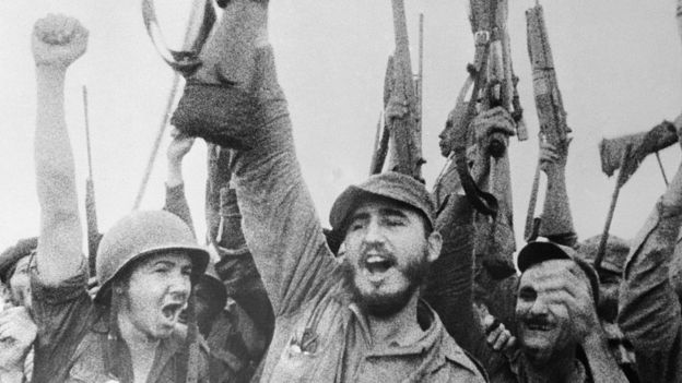 Castro e outros guerrilheiros