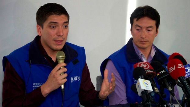 Autoridades en Ecuador.