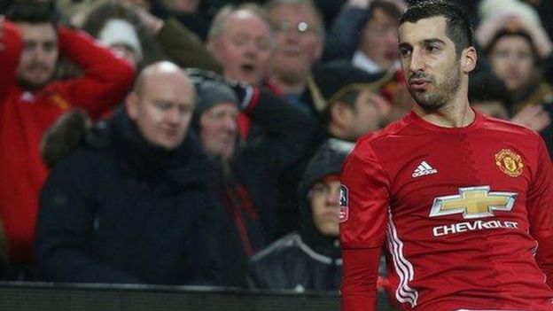 Mkhitaryan akiichezea Manchester United