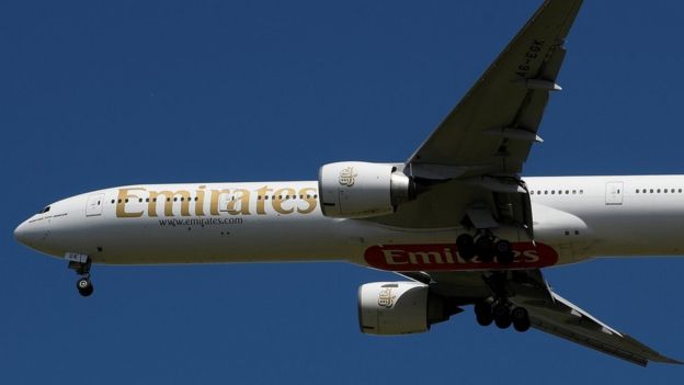 Emirates plane