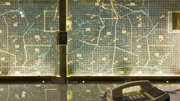 The inside of a Cold War bunker in York