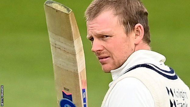 Former England opener Sam Robson made the first century of the 2021 county season - the 24th of his career