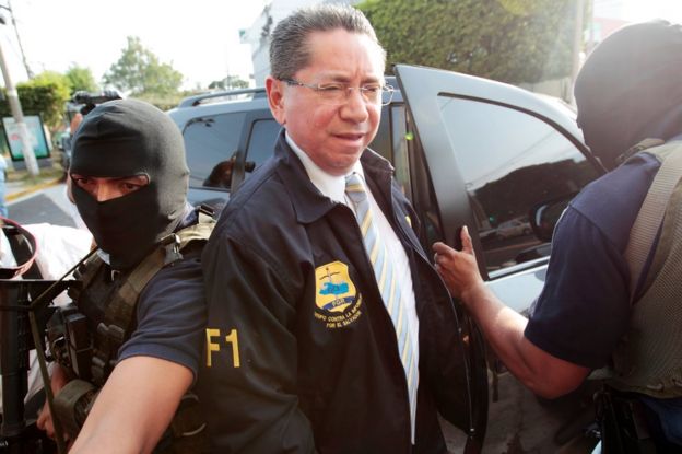 El fiscal general de El Salvador, Douglas Meléndez, el 4 de abril de 2017.