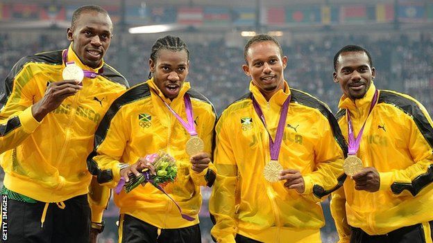 Jamaica's 2012 relay team