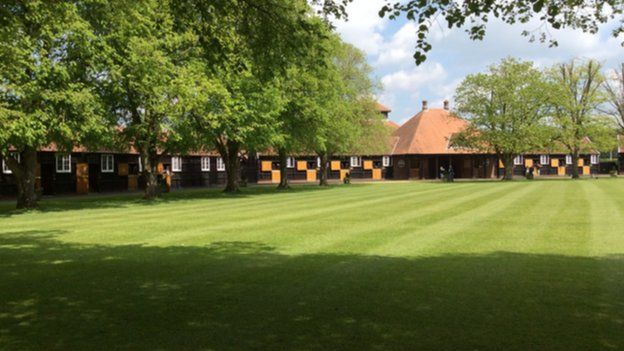 Dalham Hall Stud, home of stallions Golden Horn and Dubawi, was bought by Sheikh Mohammed in the early 1980s