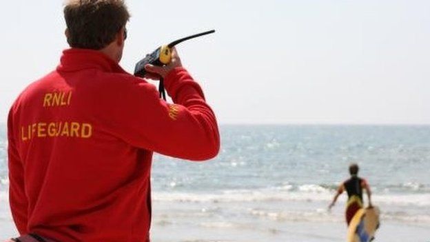 RNLI lifeguard