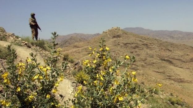 مناطق کوهستانی وزیرستان جنوبی در پاکستان