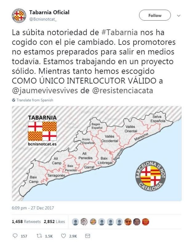 Карта несуществующей Табарнии