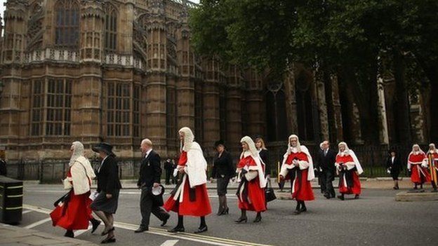 Judges procession at Westminster marks start of legal year