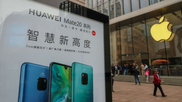 Huawei vende más celulares que Apple, aunque sus ingresos son mucho menores. Foto: GETTY IMAGES