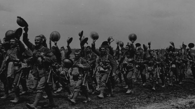 Soldados britânicos na Primeira Guerra Mundial