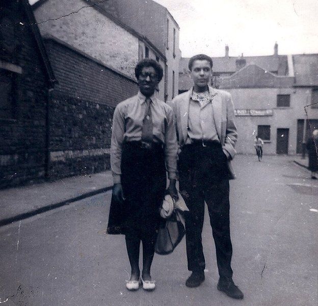 Betty Johnson with Neil Sinclair
