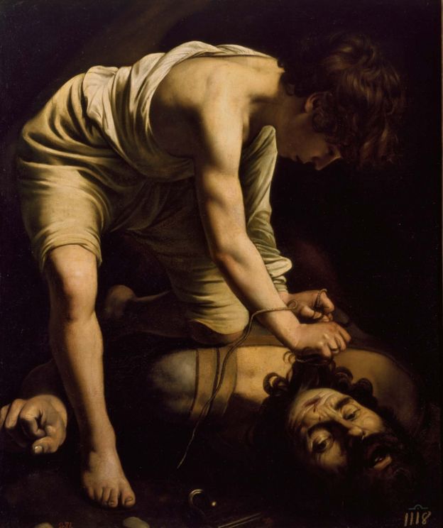 David con la cabeza de Goliat, de Michelangelo Merisi Caravaggio