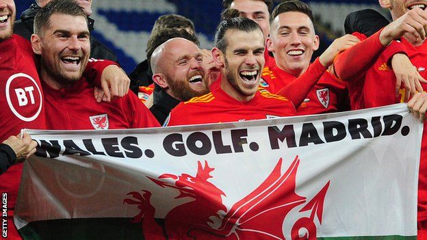 Wales. Golf. Madrid. In that order