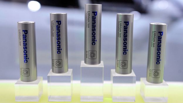 Baterías Panasonic.