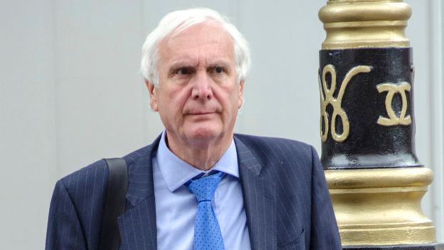 Sir Edward Lister outside Houses of Parliament in September 2016