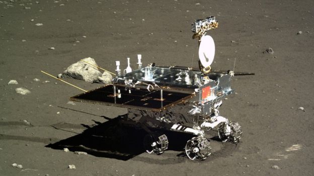 Fotografia da sonda Chang'e-3 - anterior à sonda usada atualmente