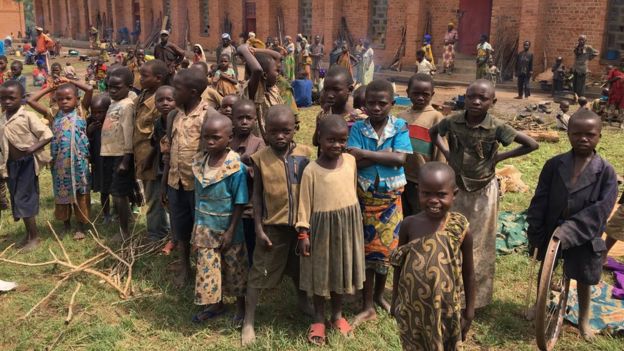 sobrevivientes del conflicto en Congo