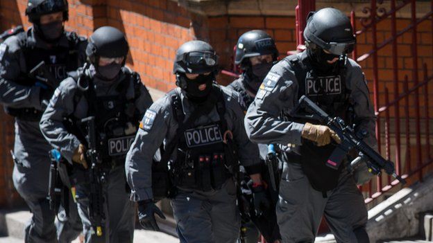 Police in terror attack training
