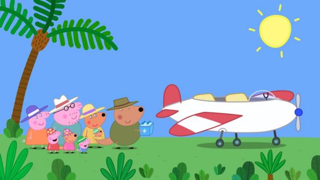 peppa pig airplane target