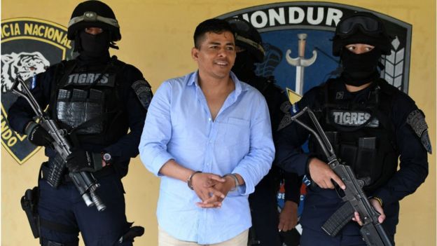 Sospechoso de narcotráfico en Honduras