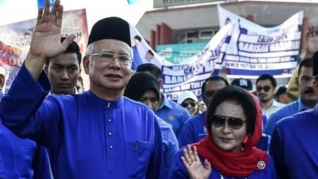 நஜிப் ரசாக் மற்றும் அவரது மனைவி