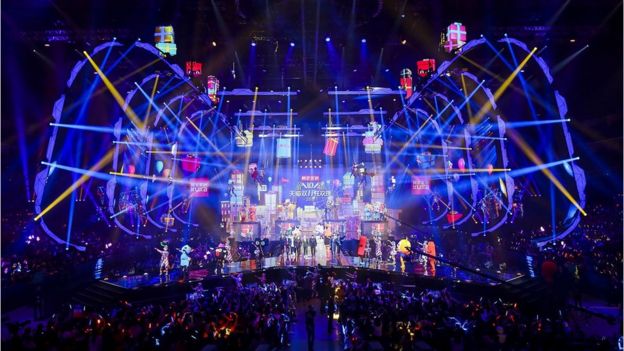 A general view of the 2018 Tmall 11:11 Global Shopping Festival gala in Shanghai