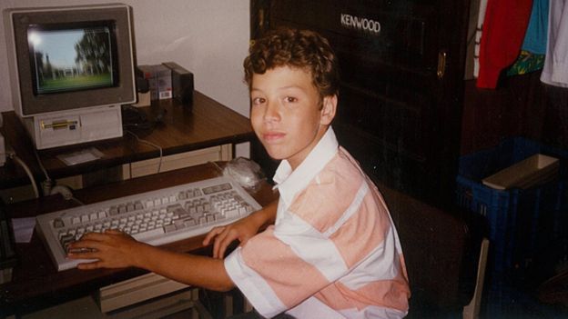 Luis von Ahn cuando era joven