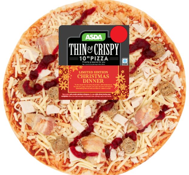 Asda's Christmas dinner pizza