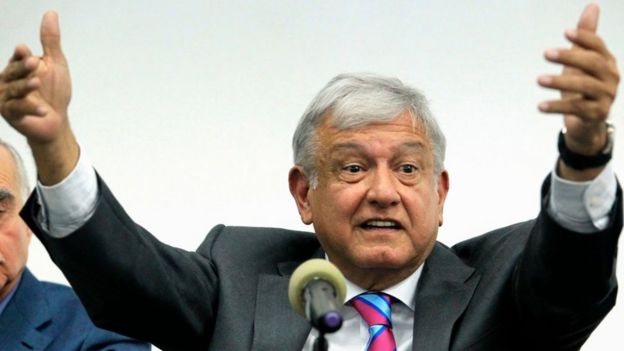 AndrÃ©s Manuel LÃ³pez Obrador, presidente electo de MÃ©xico