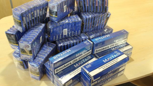 'Millions' of fake cigarettes seized in UK - BBC News