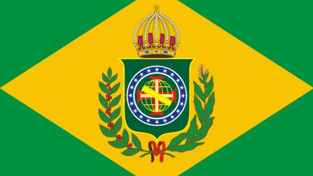 Bandeira do Brasil na Ã©poca do ImpÃ©rio