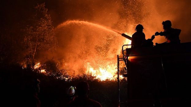 Incêndio em Portugal