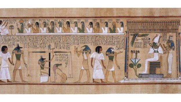 Иллюстрация из древнеегипетской "Книги мертвых"