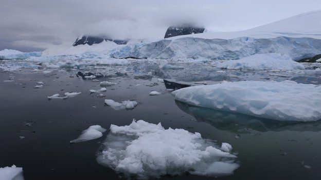 Endangered glaciers: Alpine ice begins Antarctic voyage - BBC News