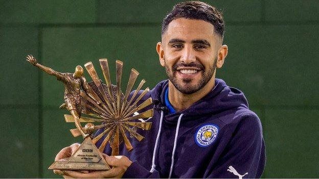 Mahrez ameshinda pia tuzo ya mchezaji bora wa BBC Afrika